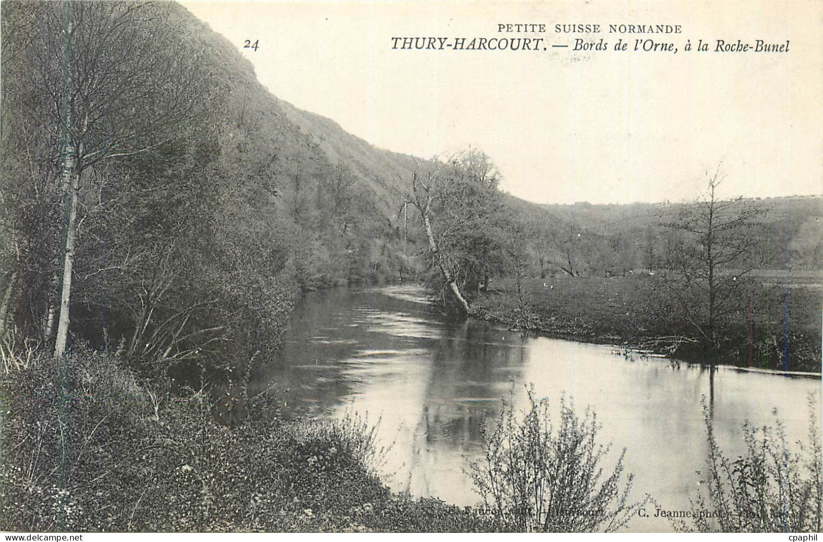 CPA Thury Harcourt Petite Suisse Bords de L'Orne a la Roche Bunel
