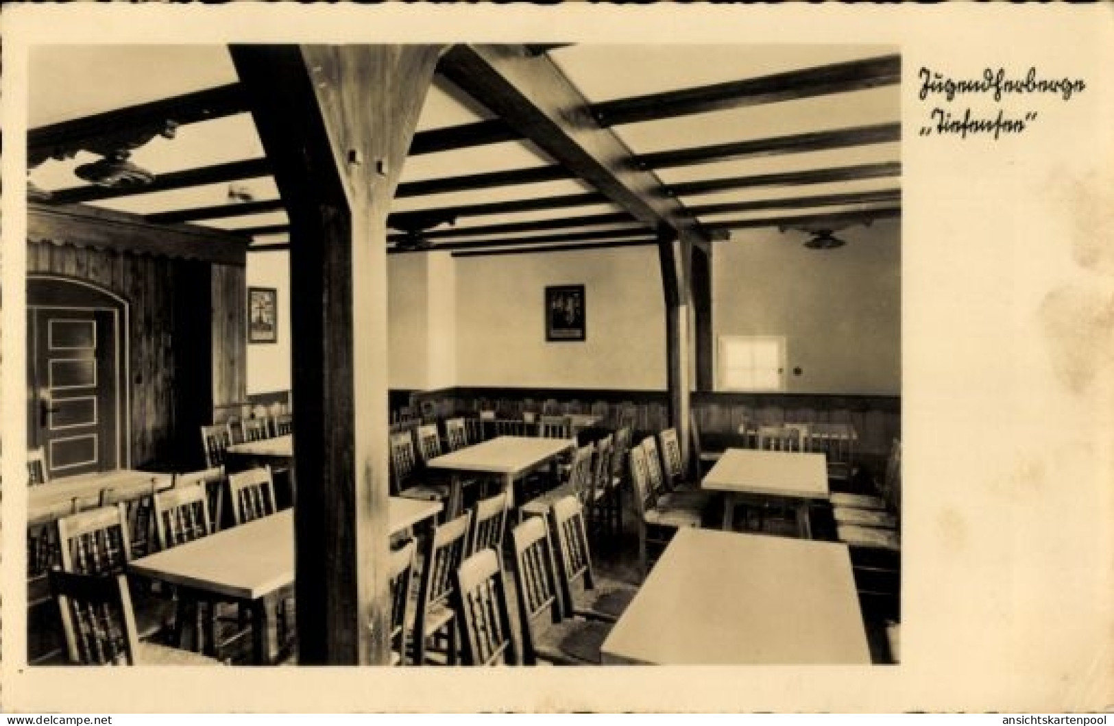 CPA Tiefensee Werneuchen in der Mark, Jugendherberge, Tagesraum
