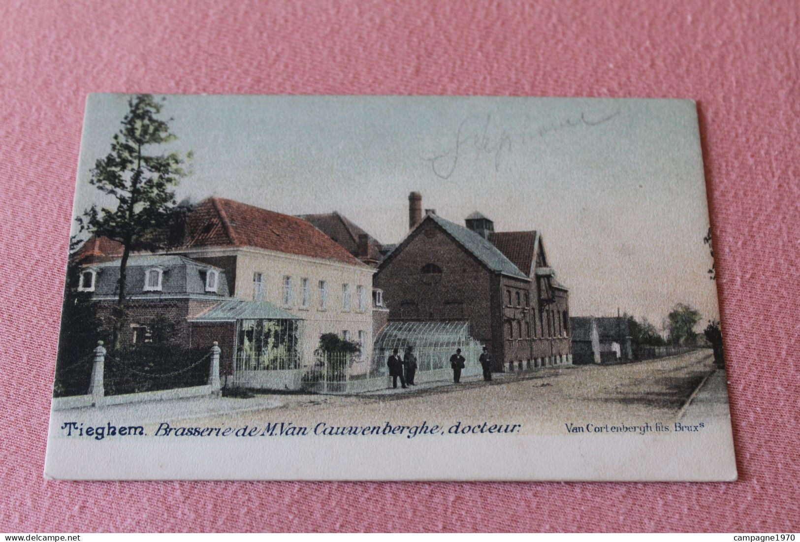 CPA - TIEGEM TIEGHEM ( ANZEGEM ) - BROUWERIJ VAN CAUWENBERGHE - BRASSERIE DOCTEUR VAN CAUWENBERGHE