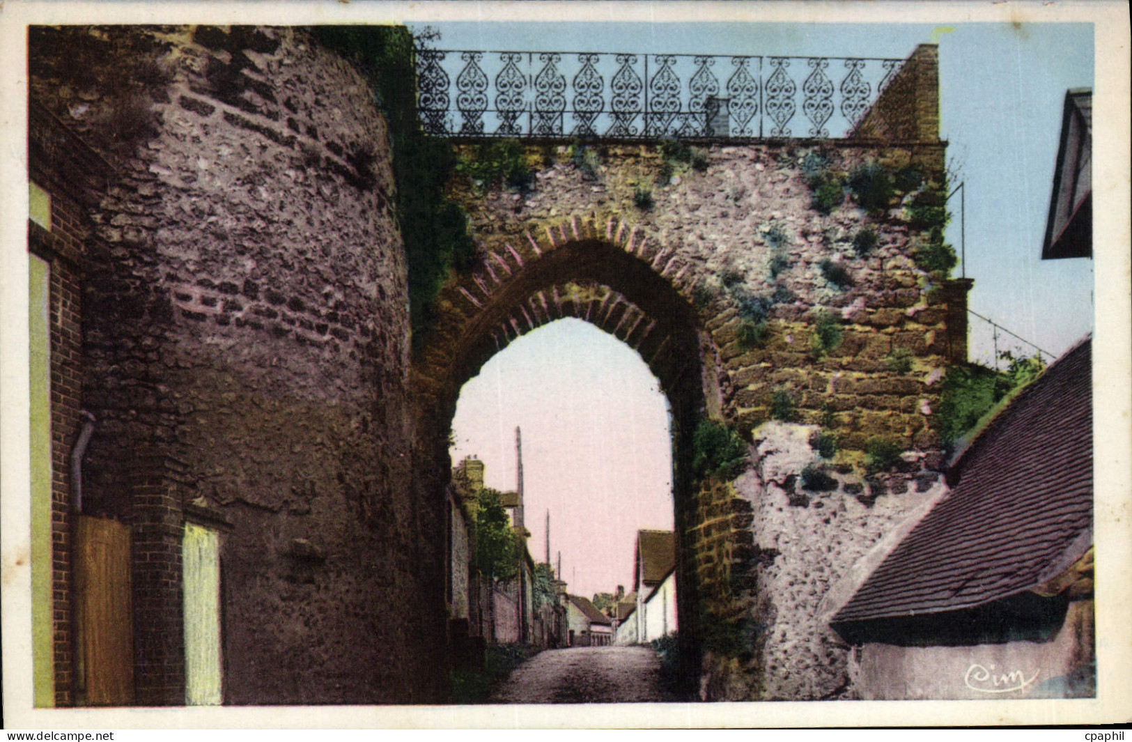 CPA Tillieres Sur Avre Porte