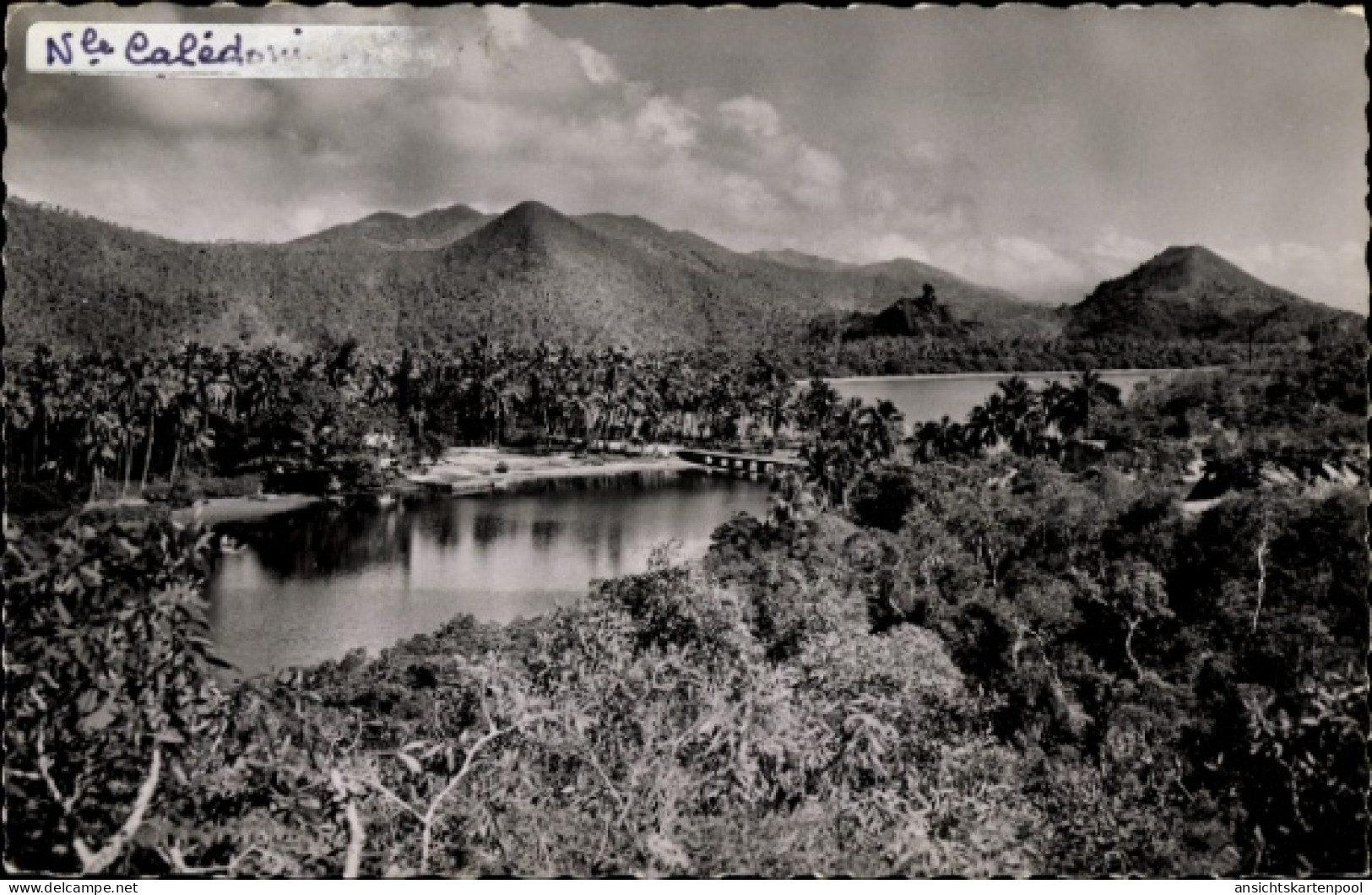 CPA Tiouandé Neukaledonien, Landschaftspanorama