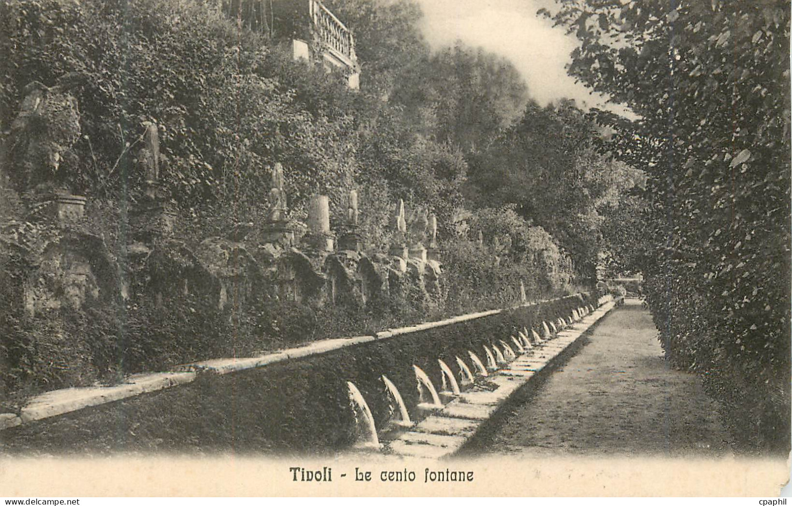 CPA Tivoli Le cento fontane