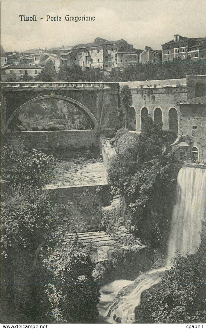 CPA Tivoli Ponte Gregoriano