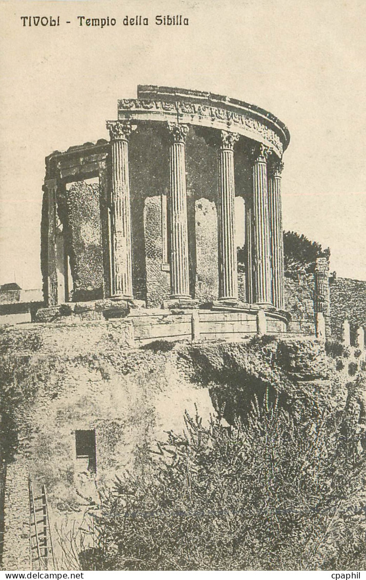 CPA Tivoli Tempio della Sibilla