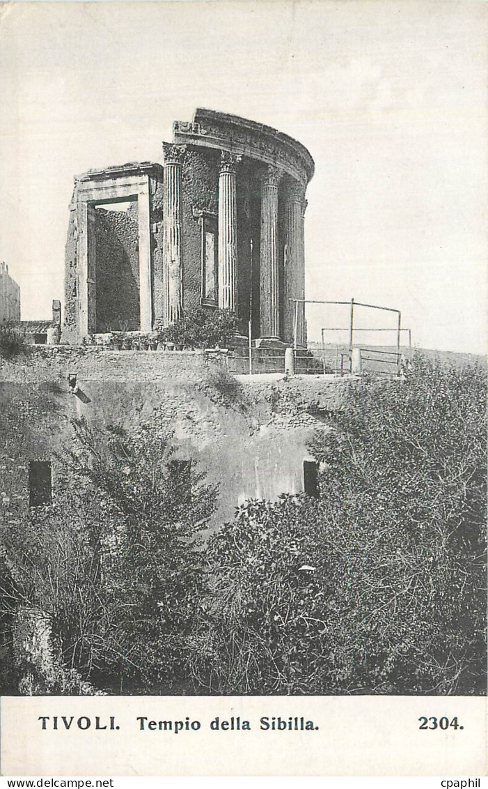 CPA Tivoli Tempio Della Sibilla