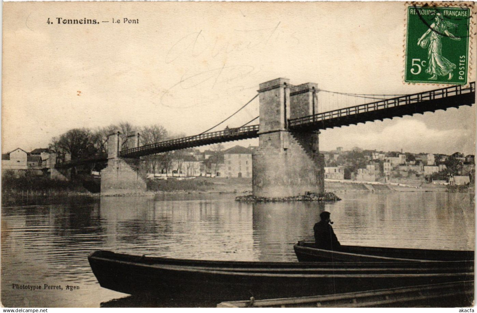 CPA TONNEINS - Le Pont (650785)
