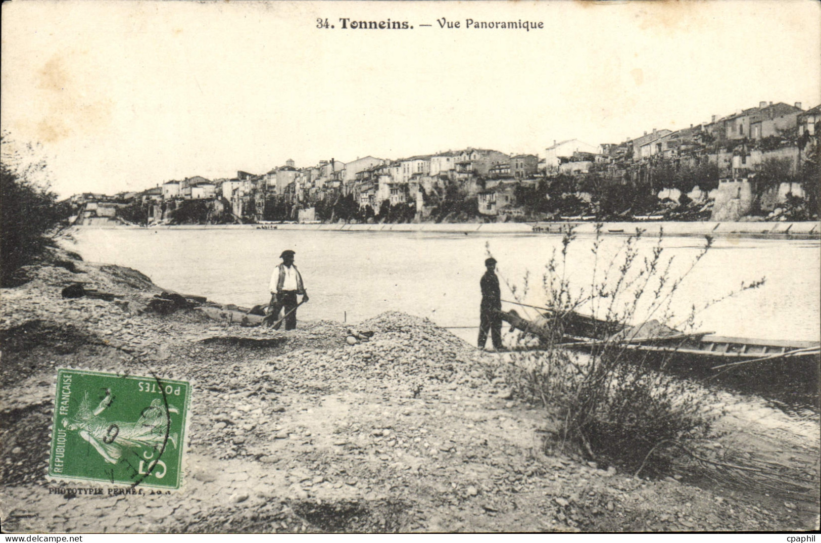 CPA Tonneins Vue Panoramique