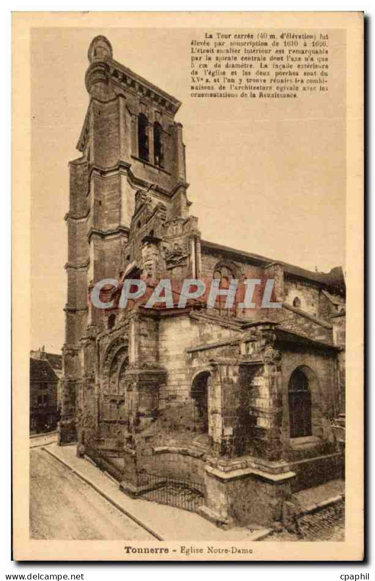 CPA Tonnerre Eglise Notre Dame