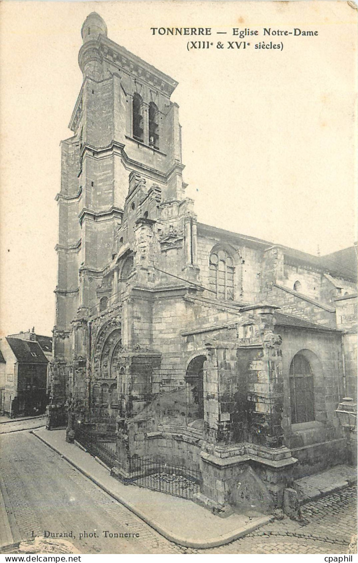 CPA Tonnerre Eglise Notre Dame