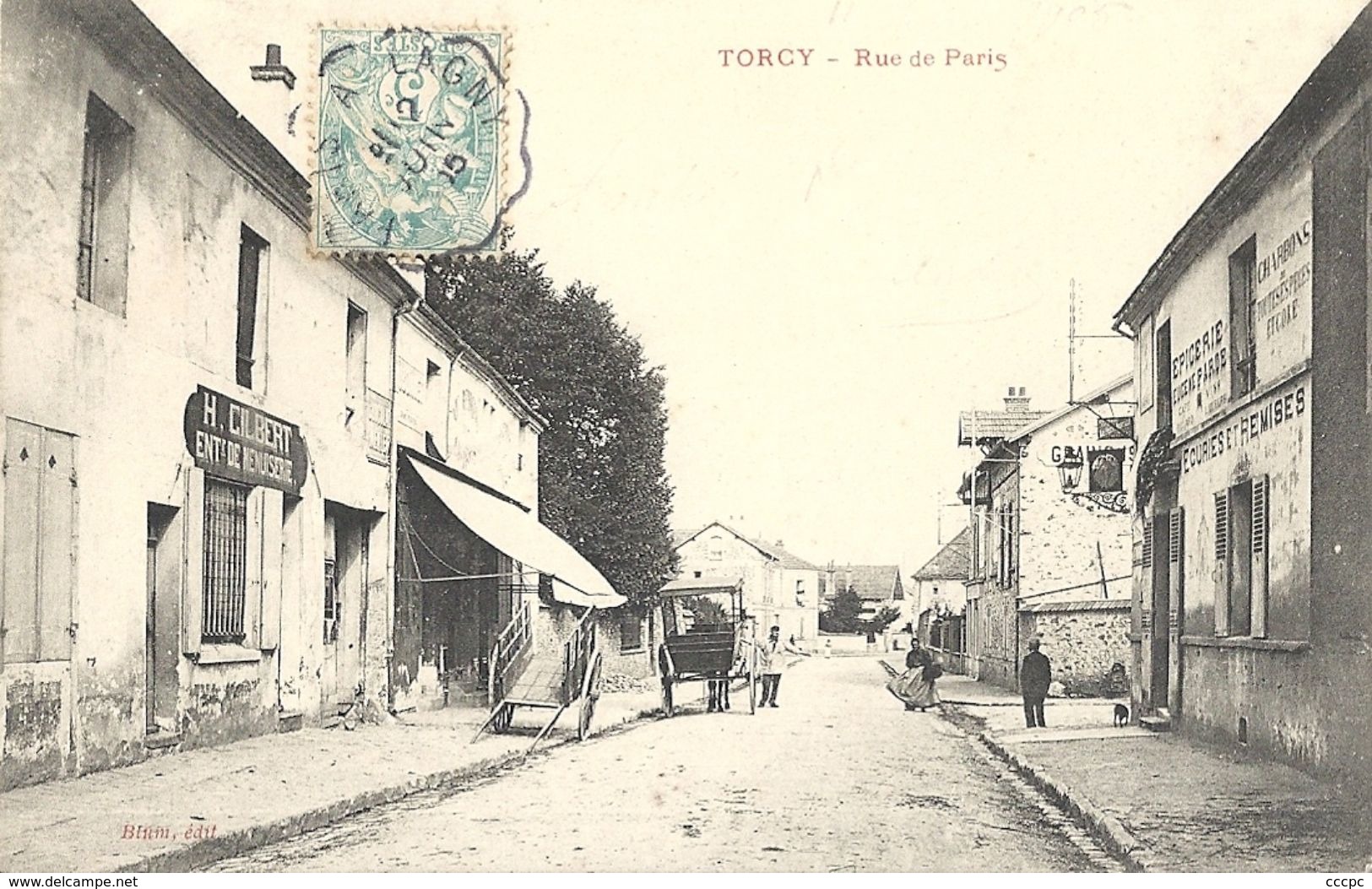 CPA Torcy Rue de Paris