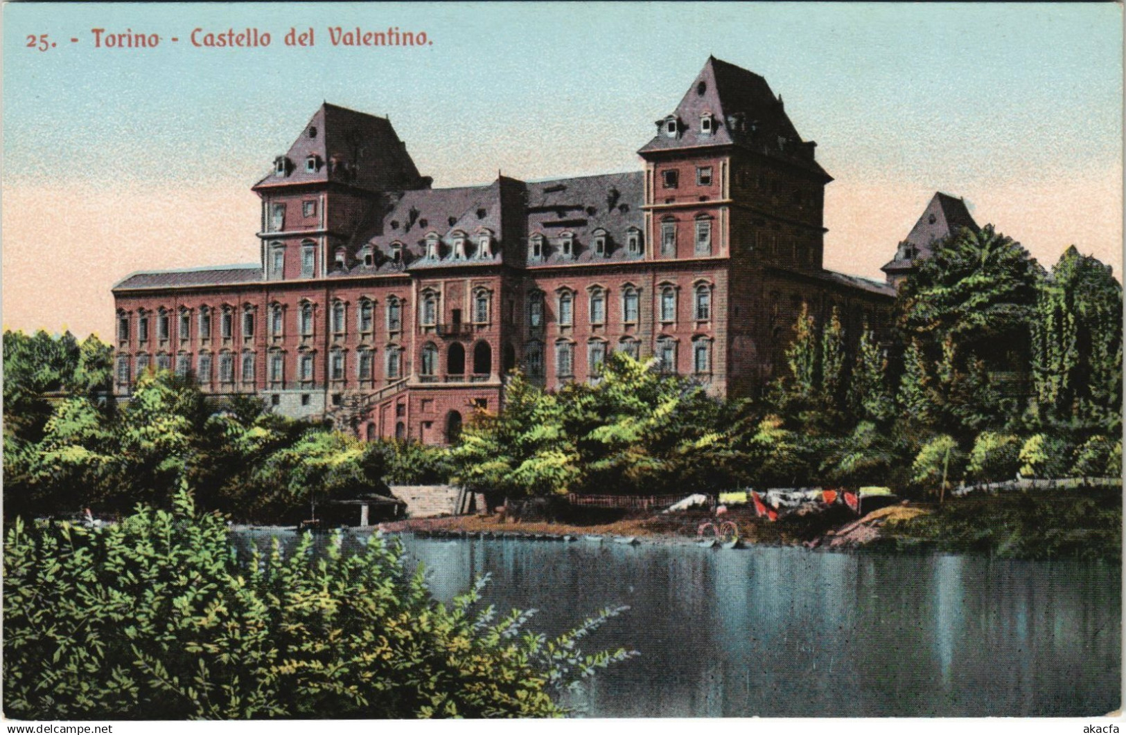 CPA TORINO Castello del Valentino ITALY (15483)