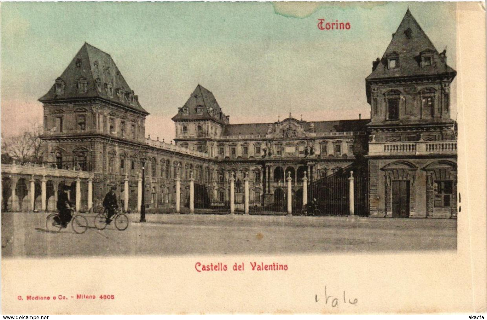 CPA TORINO Castello del Valentino ITALY (540423)