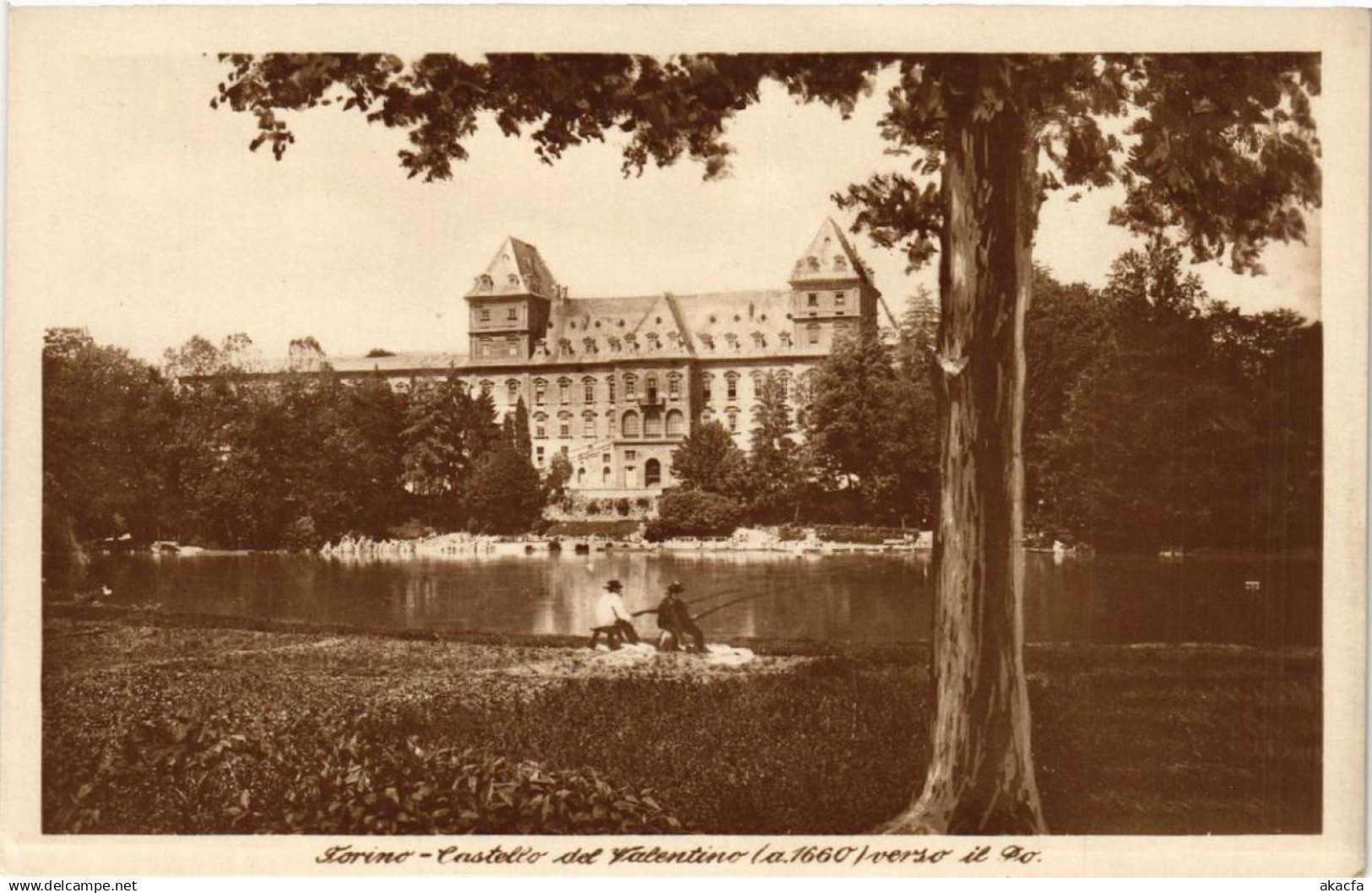 CPA TORINO Castello del Valentino ITALY (540442)