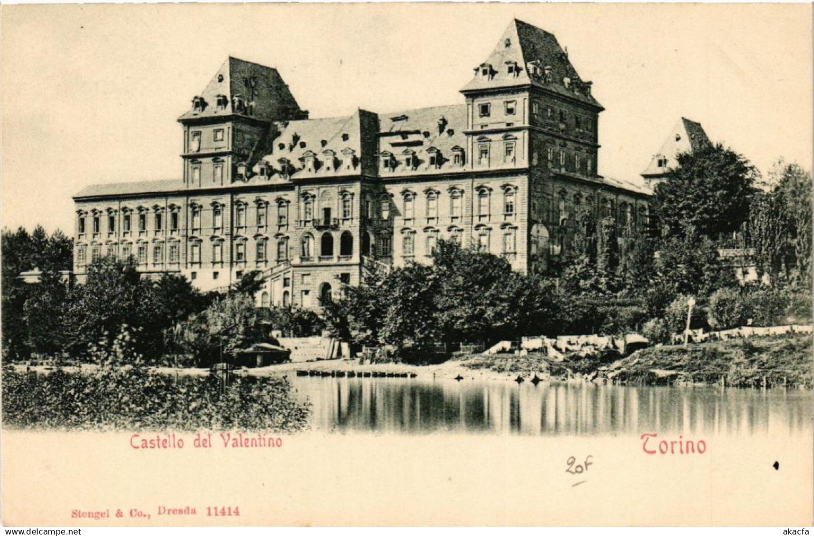 CPA TORINO Castello del Valentino ITALY (540480)