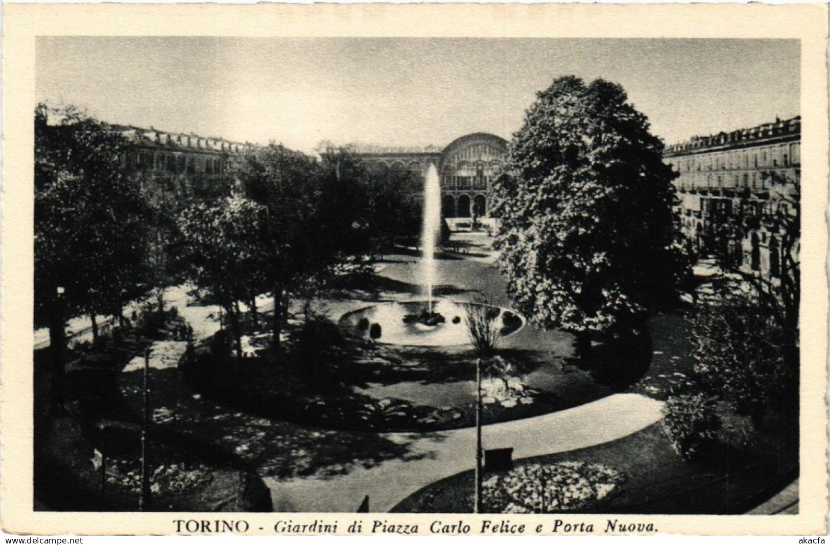CPA TORINO Giardini di Piazza Carlo Felice ITALY (540765)