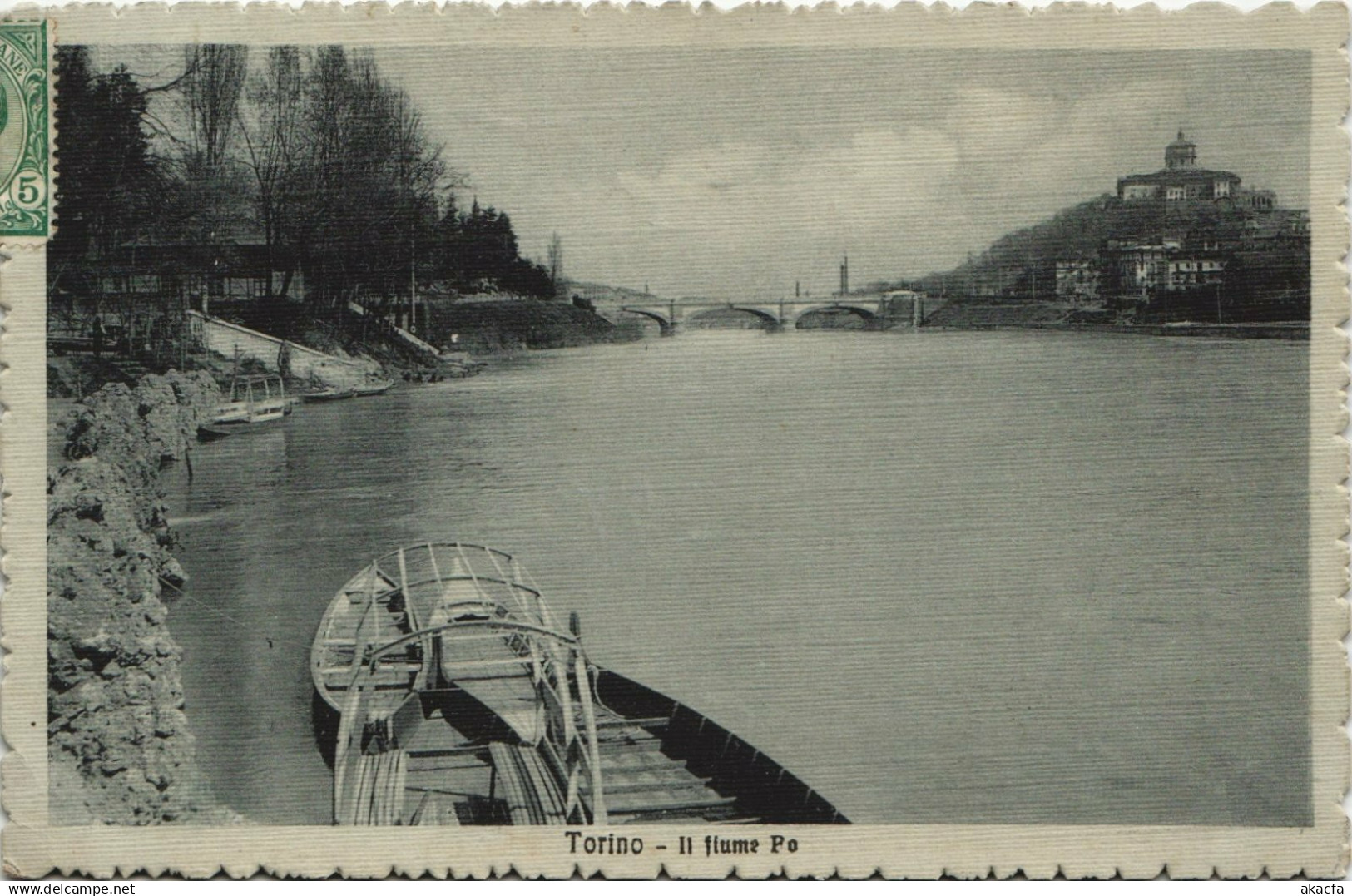 CPA Torino Il Fiume Po ITALY (14589)