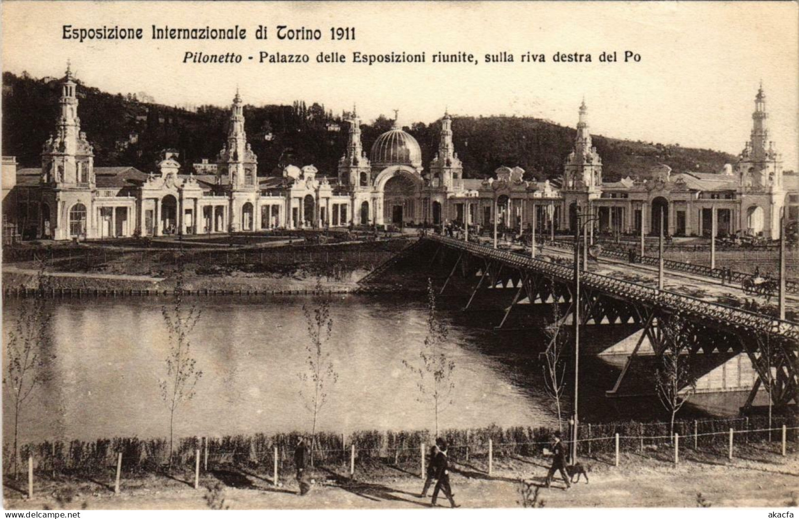 CPA Torino Pilonetto Palazzo delle Esposizioni ruinite ITALY (801605)