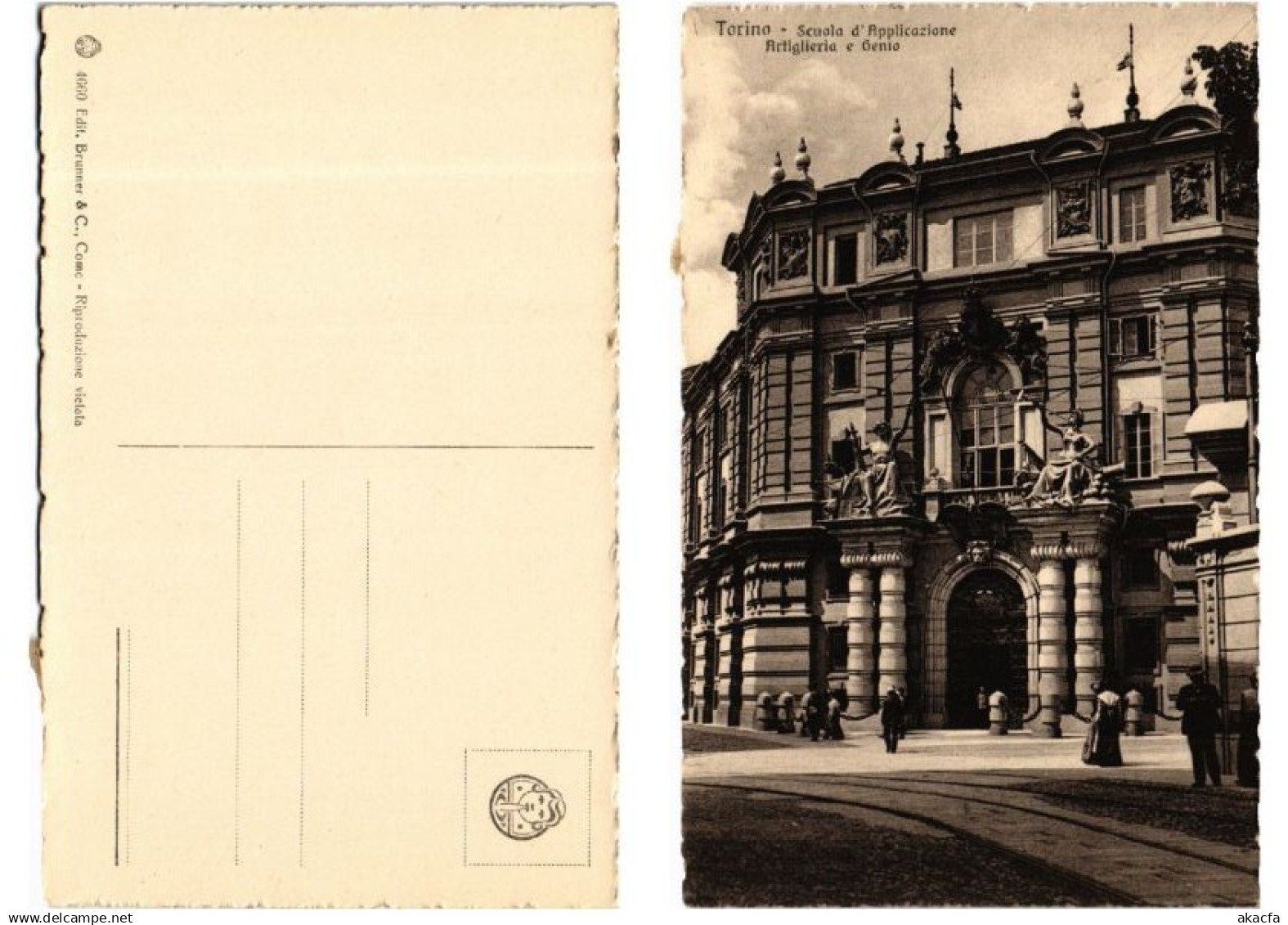 CPA TORINO Scuola d'Applicazione Artiglieria e Genio ITALY (398065)