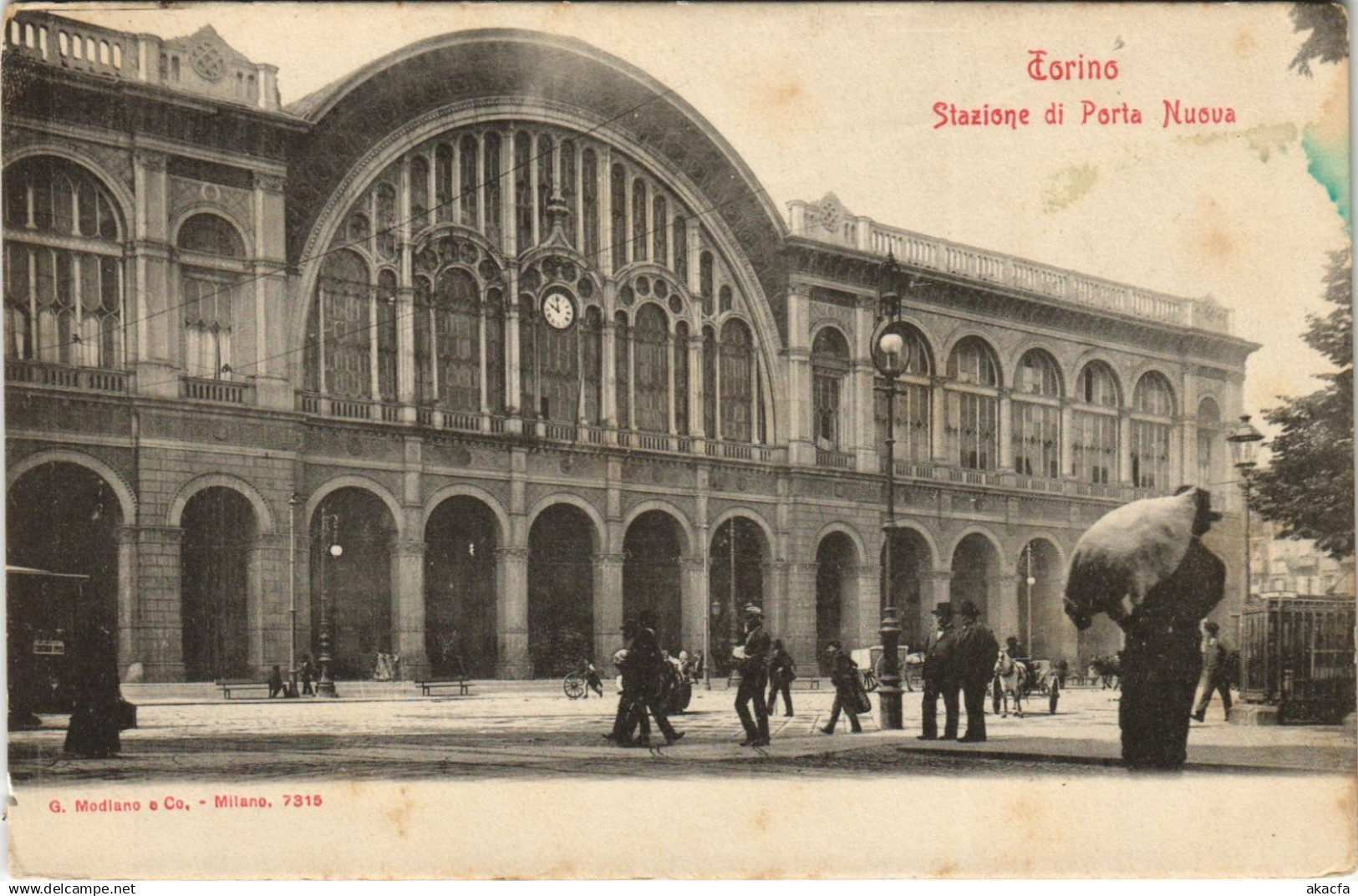 CPA Torino Stazione di Porta Nuova ITALY (15058)