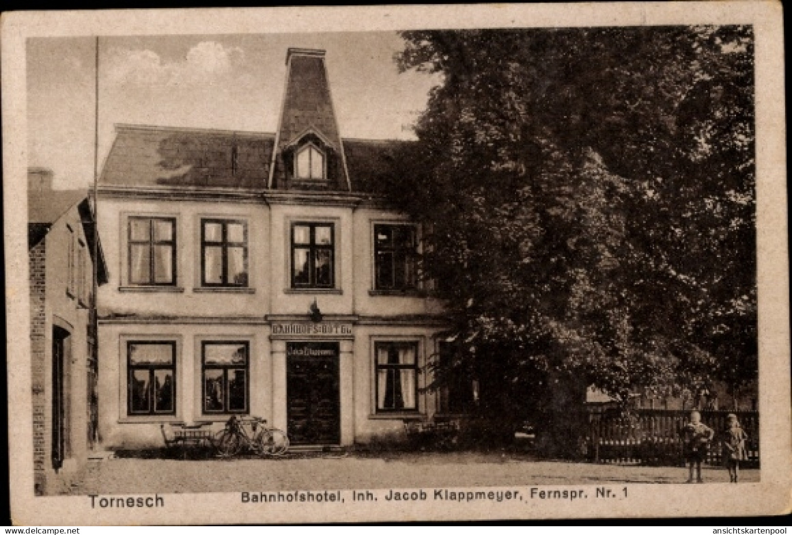 CPA Tornesch in Holstein, Bahnhofshotel