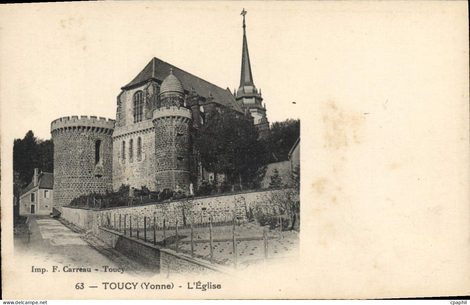 CPA Toucy L'Eglise