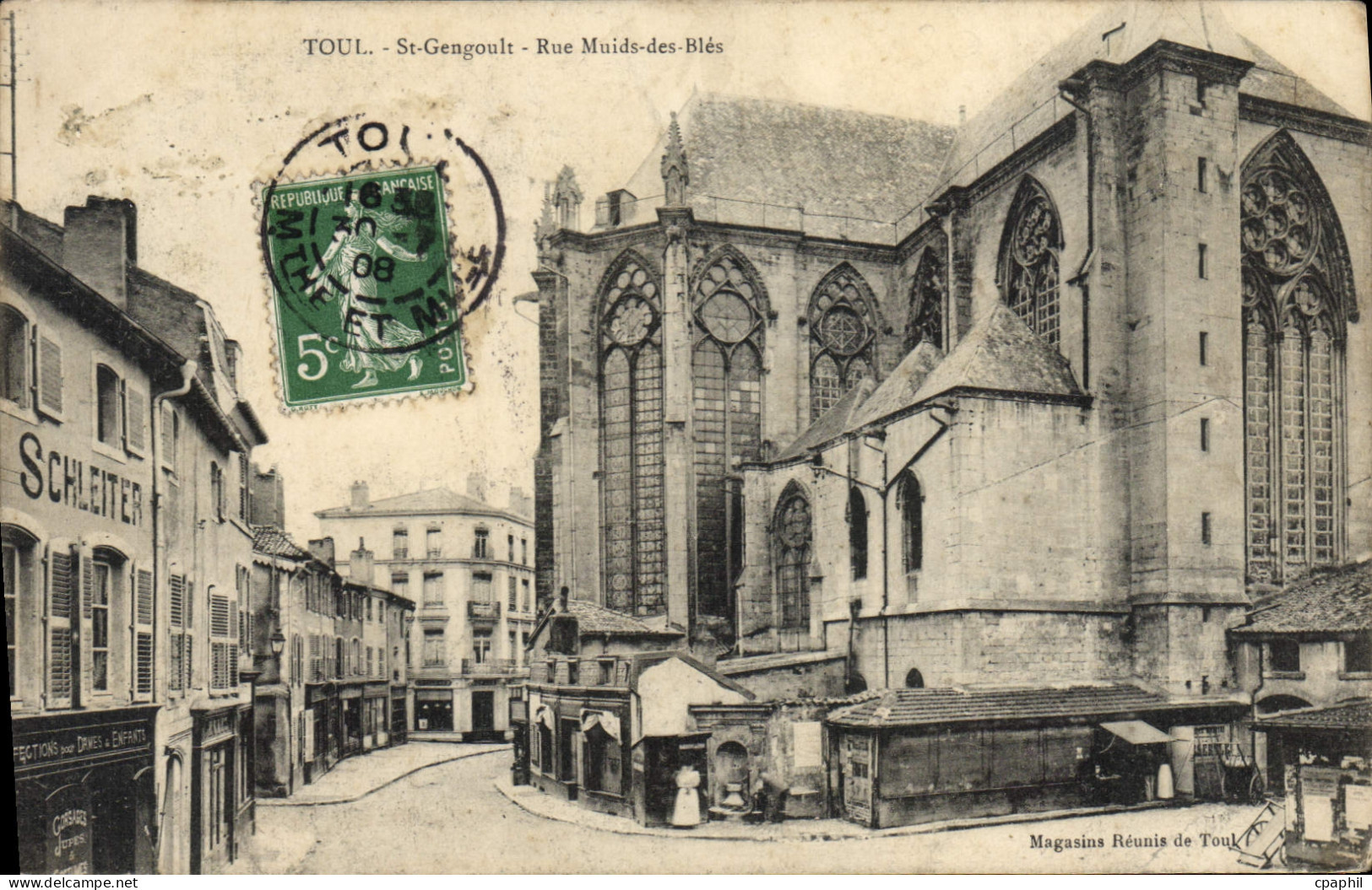 CPA Toul St Gengoult Rue Muids Des Blés