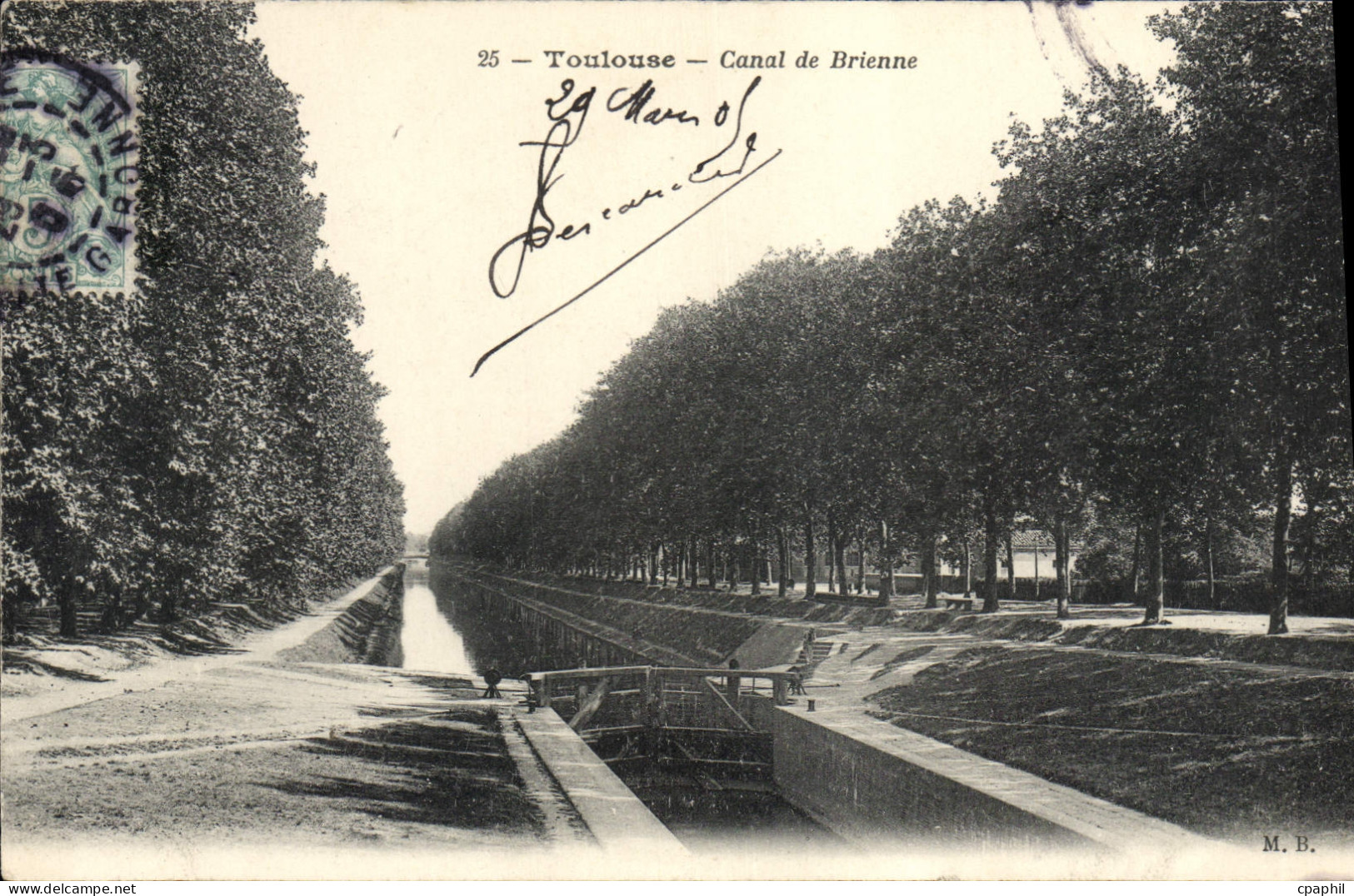 CPA Toulouse Canal De Brienne