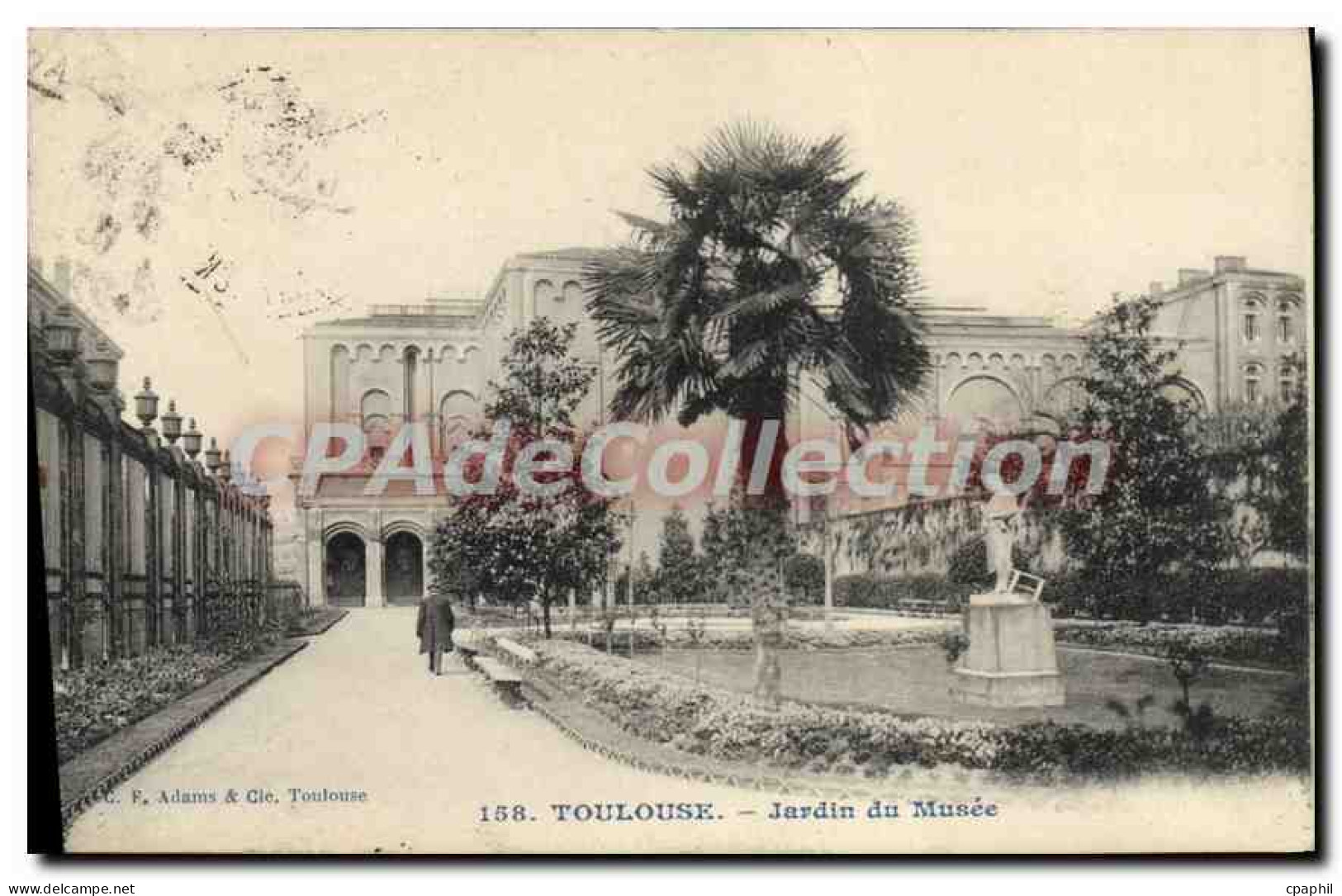 CPA Toulouse Jardin Du Musee