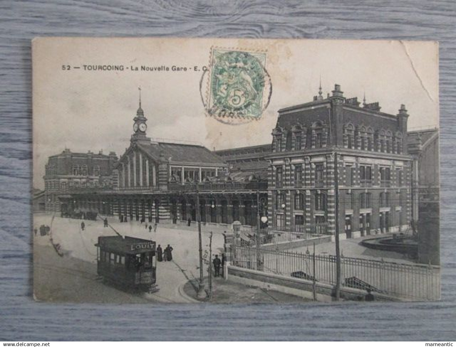 CPA Tourcoing (59) la nouvelle gare
