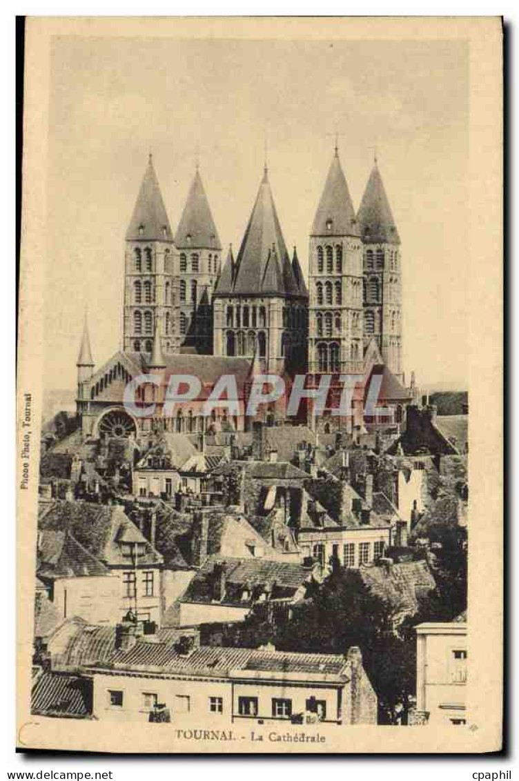 CPA Tournai La Cathedrale