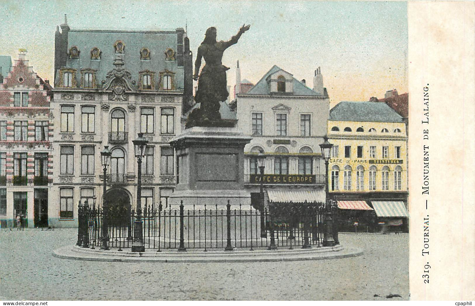 CPA Tournai Monument de Lalaing