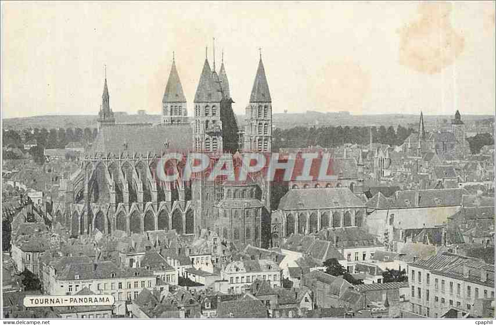 CPA Tournai Panorama
