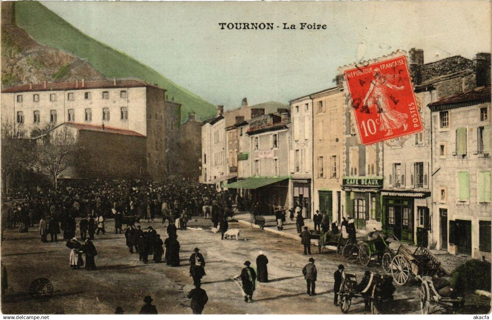 CPA TOURNON La Foire (661078)