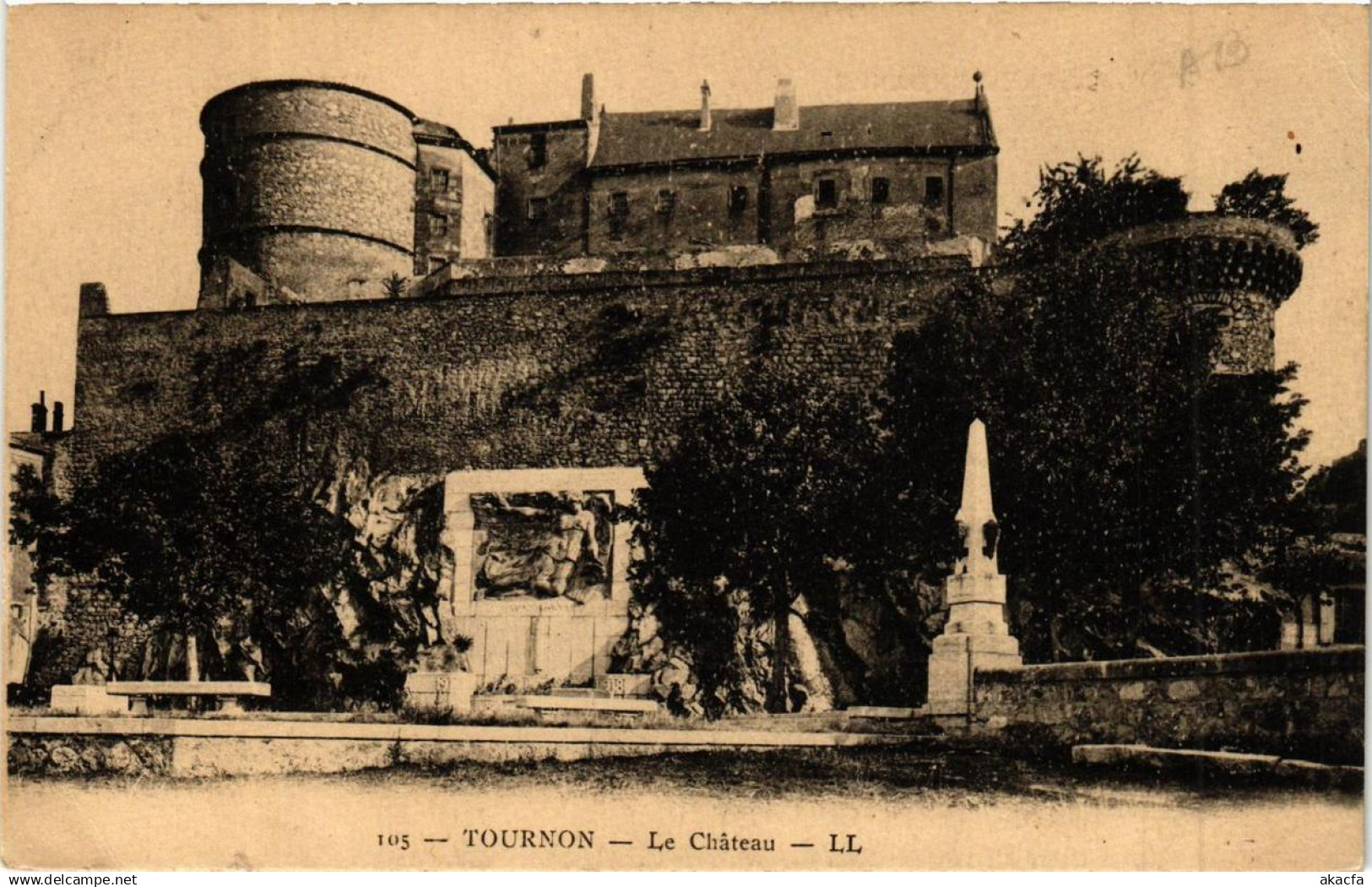 CPA TOURNON Le Chateau (660792)
