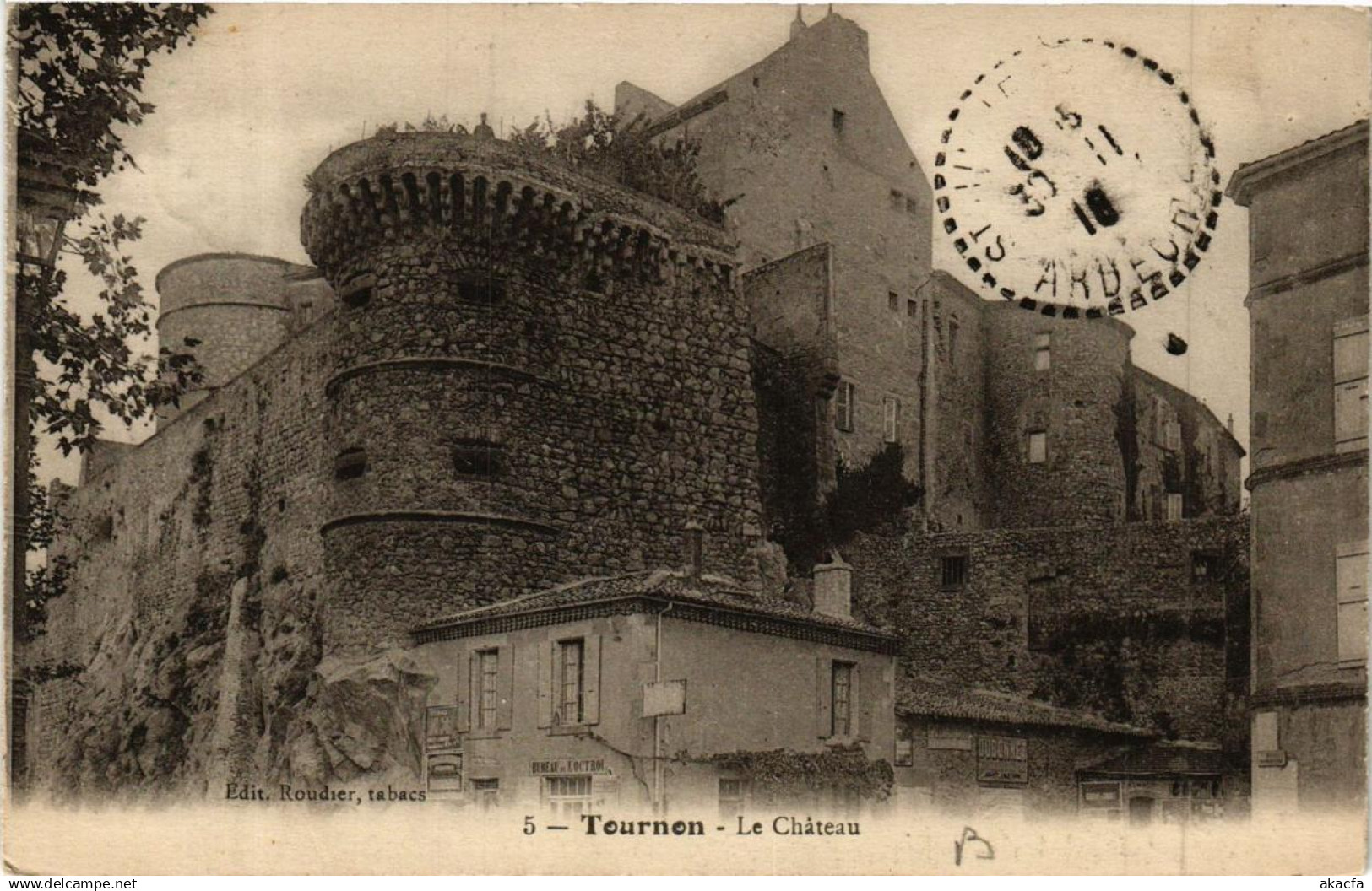 CPA TOURNON Le Chateau (661072)
