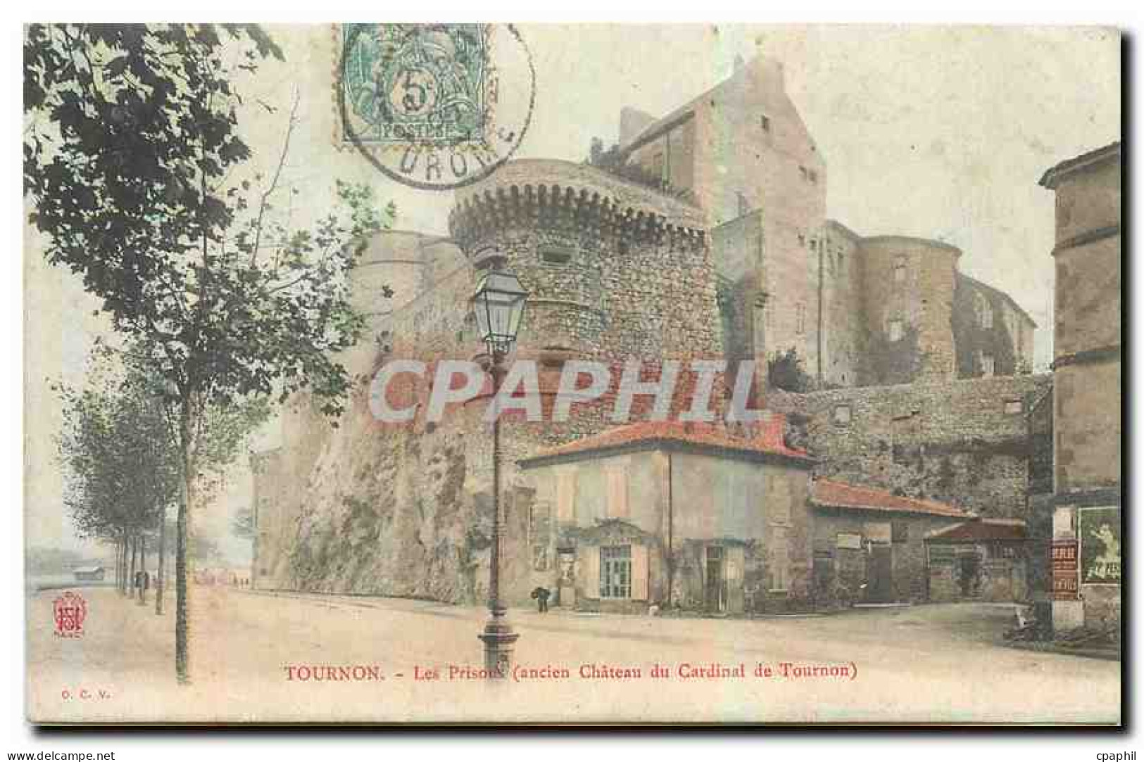 CPA Tournon Les Prisons ancien Chateau du Cardinal de Tournon