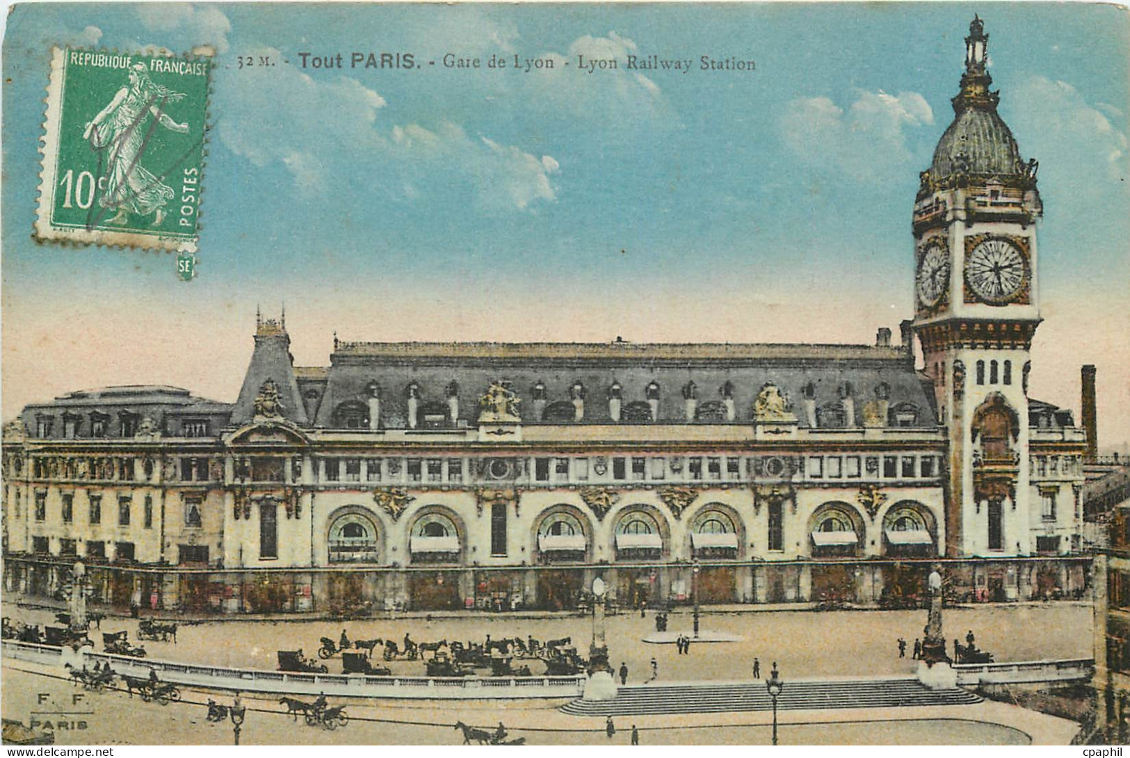 CPA Tout Paris Gare de Lyon