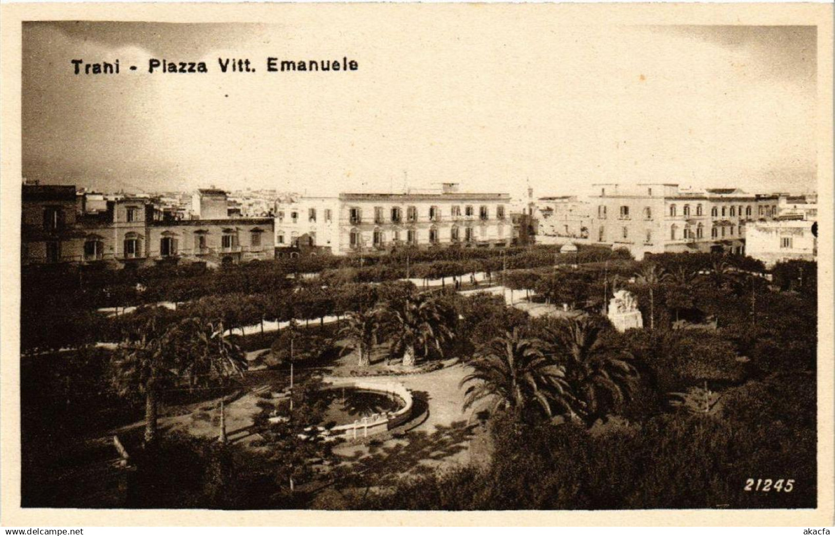CPA TRANI Piazza Vitt. Emanuele ITALY (531667)