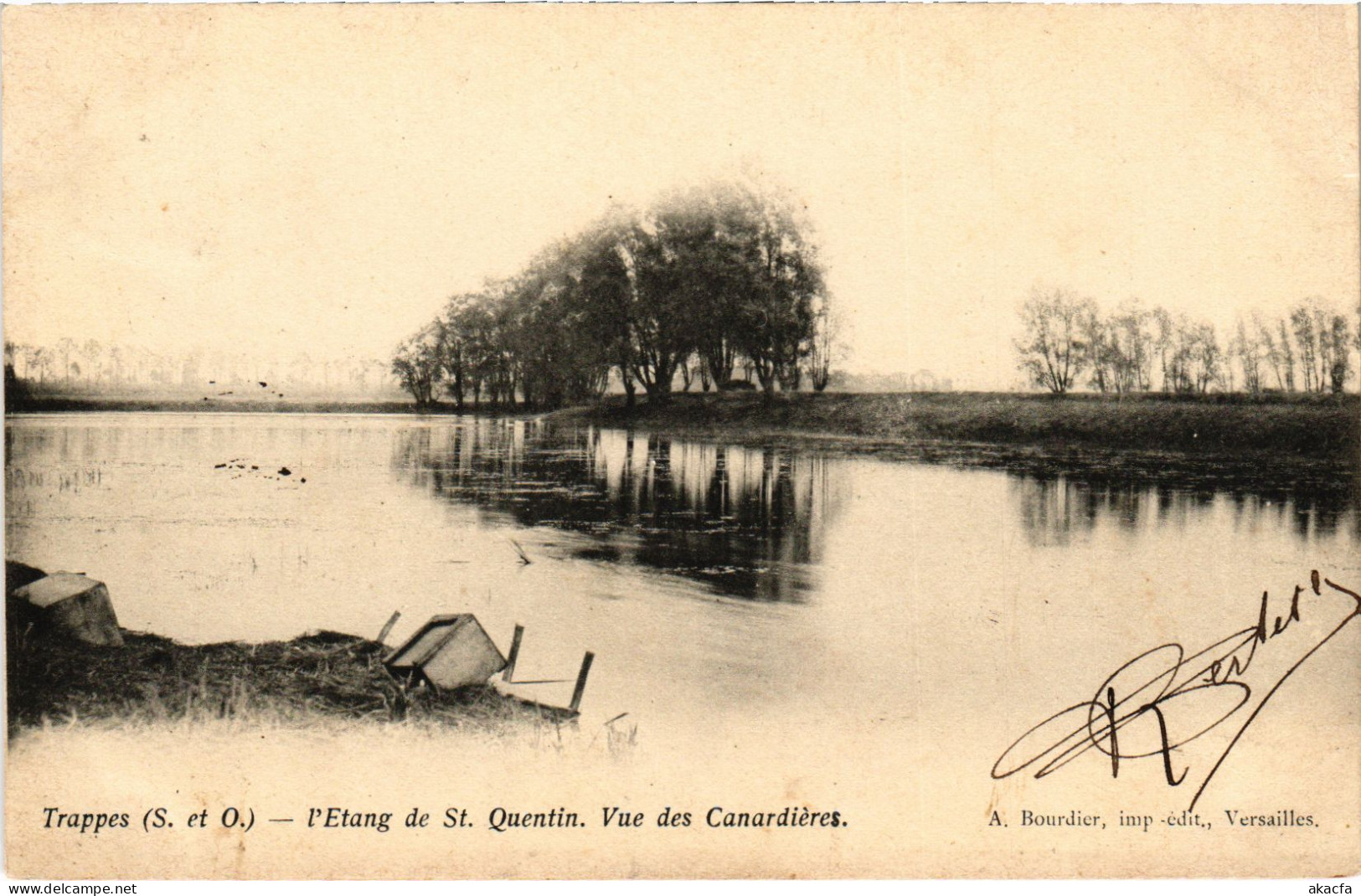 CPA Trappes L'Etang de St.Quentin FRANCE (1379129)