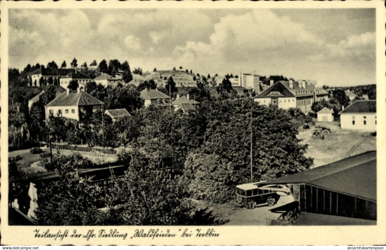 CPA Trebbin Teltow Fläming Brandenburg, Siedlung Waldfrieden