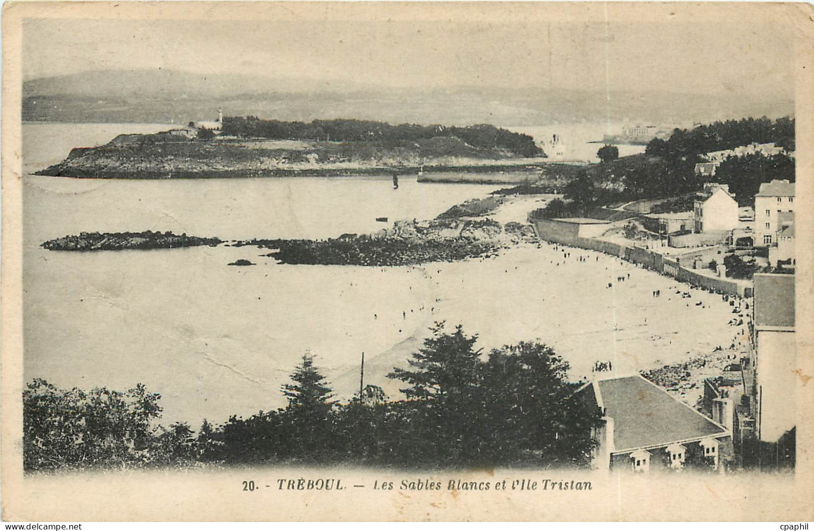 CPA Treboul les Sables Blancs et