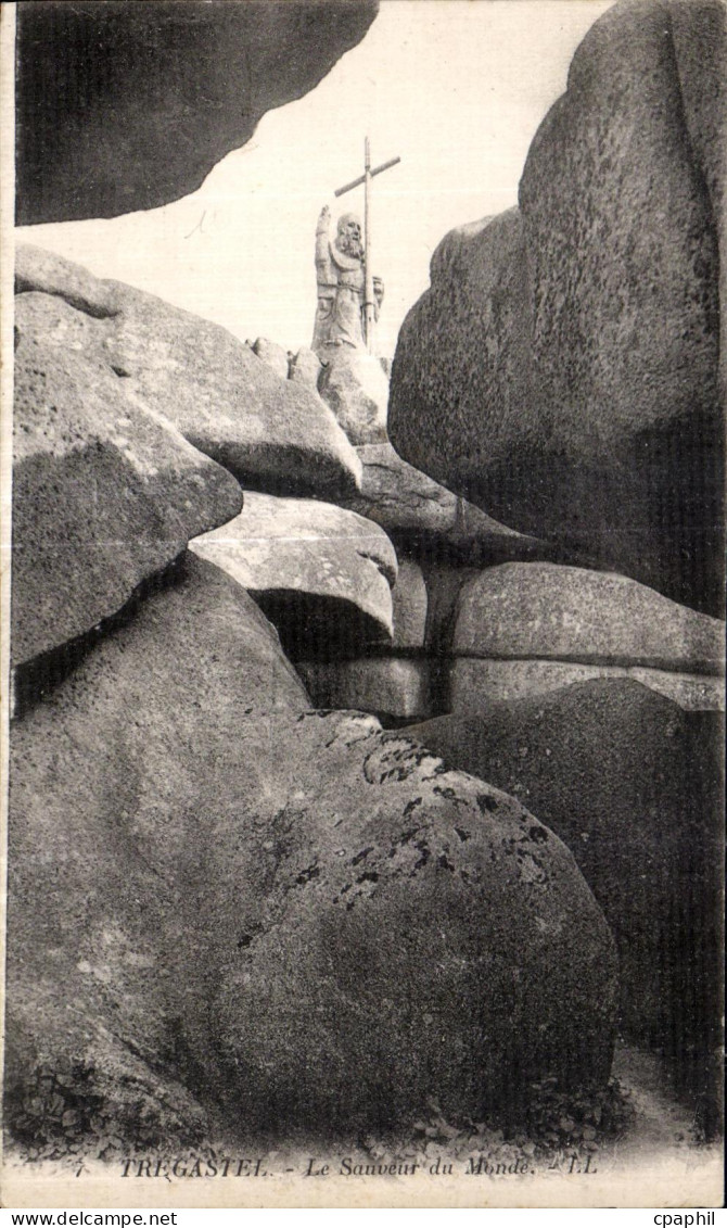 CPA Tregastel Le Sauveur du Monde