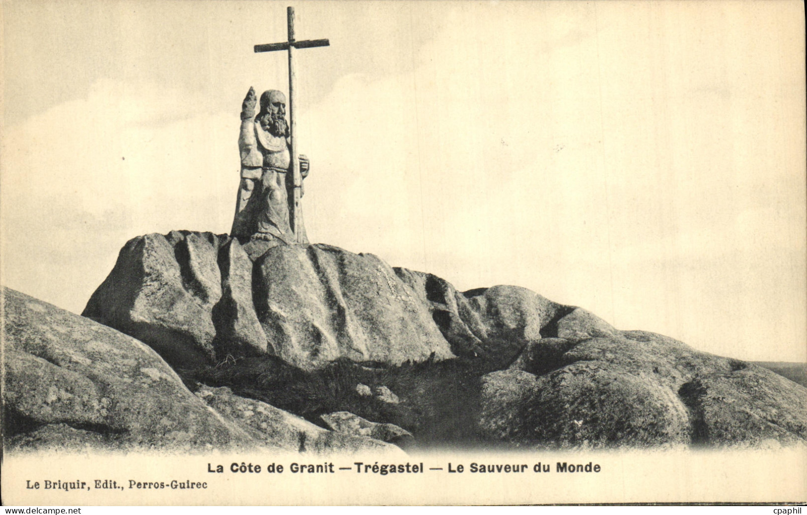 CPA Tregastel Le Sauveur du Monde