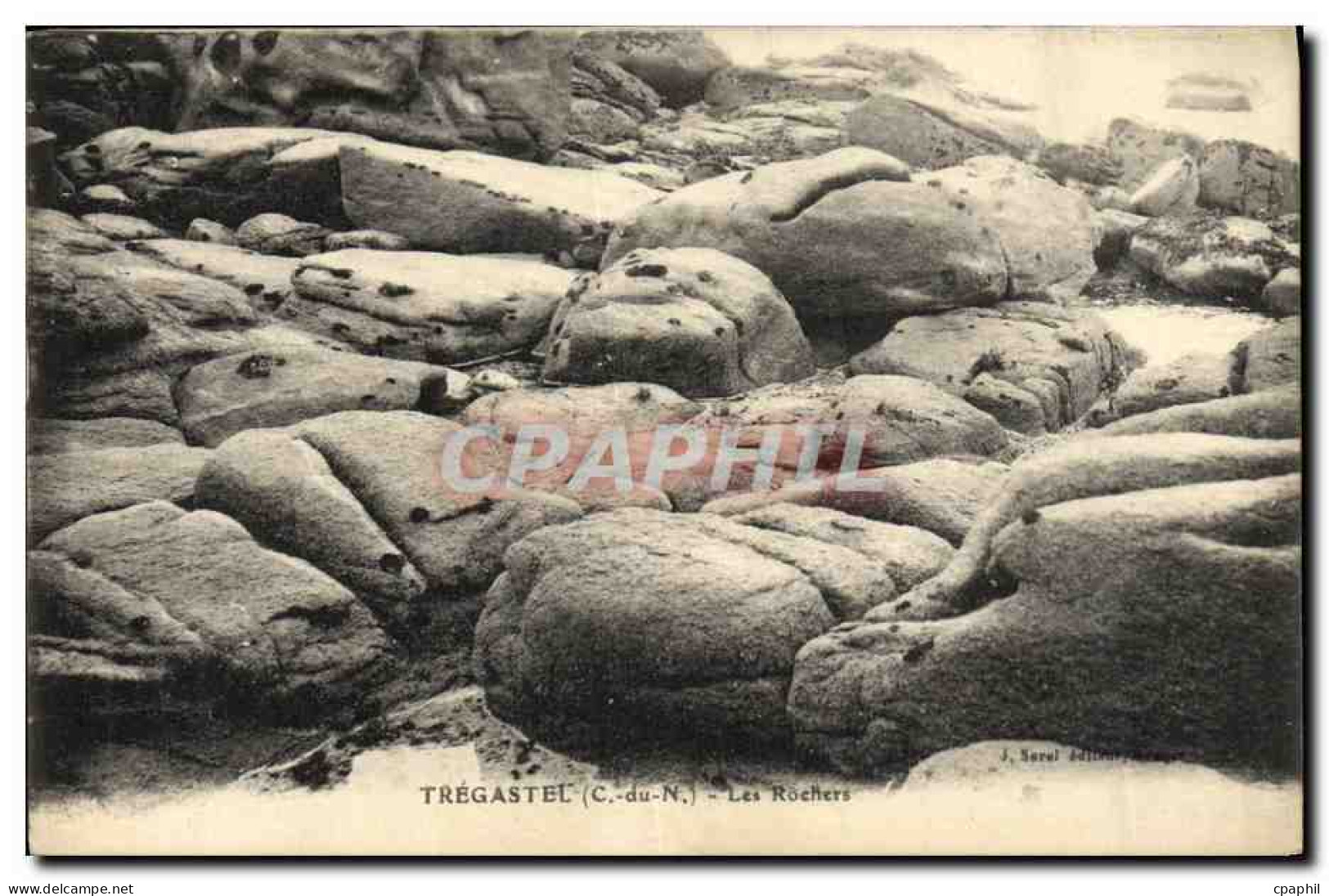 CPA Tregastel Les Rochers