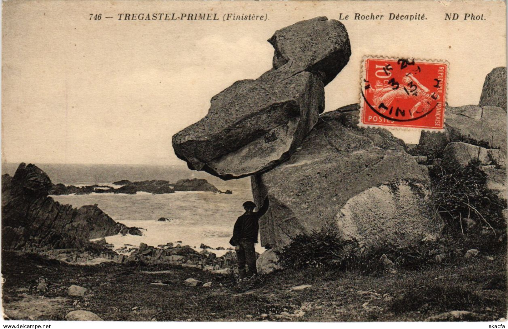 CPA Tregastel-Primel - Le Rocher Decapite (1033249)