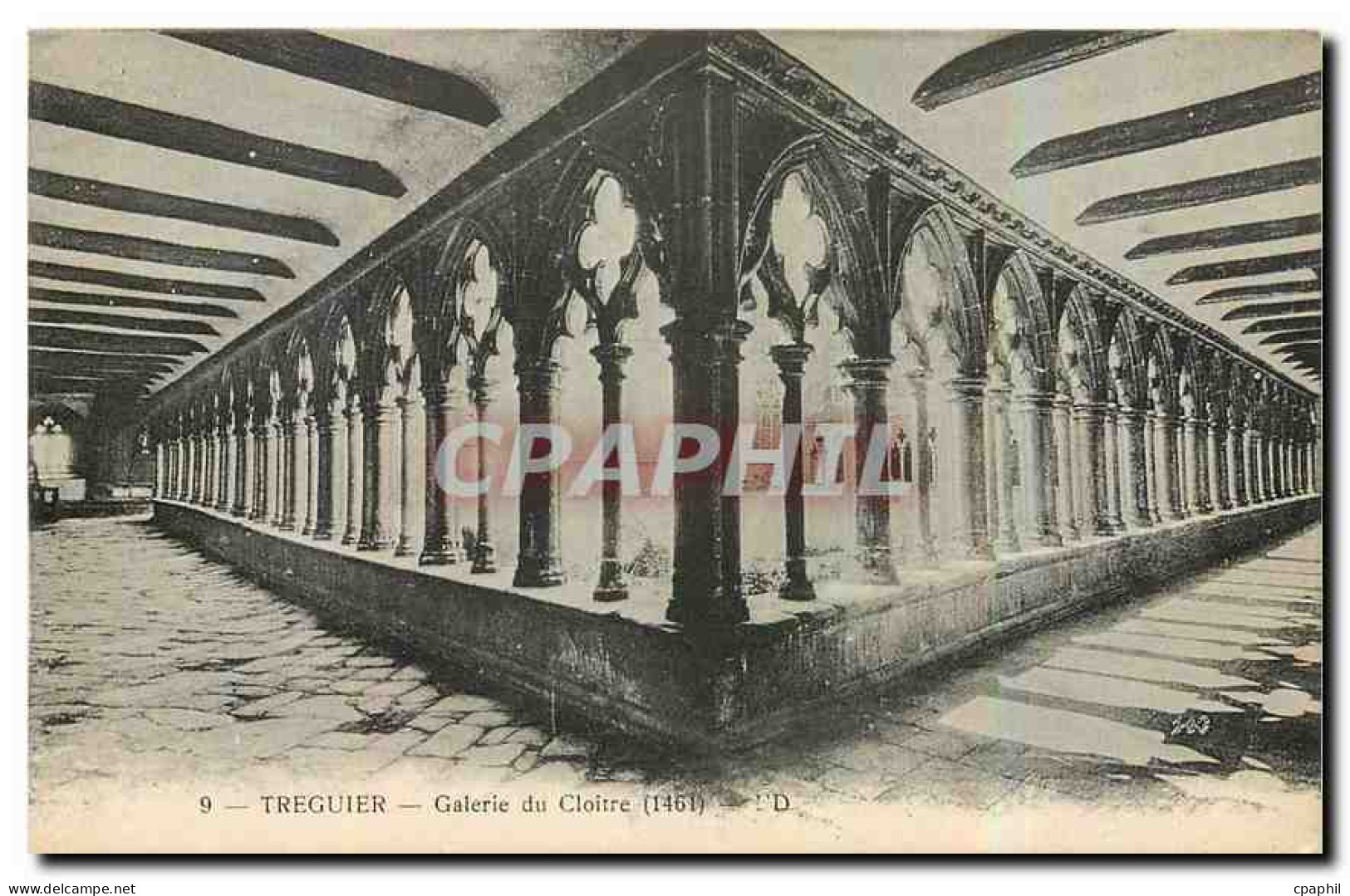 CPA Treguier Galerie du Cloitre