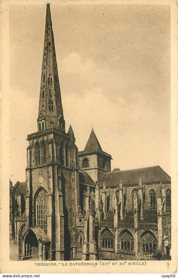 CPA TREGUIER La cathedrale