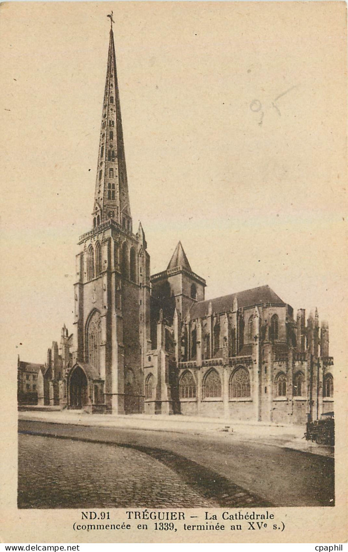 CPA Treguier La Cathedrale