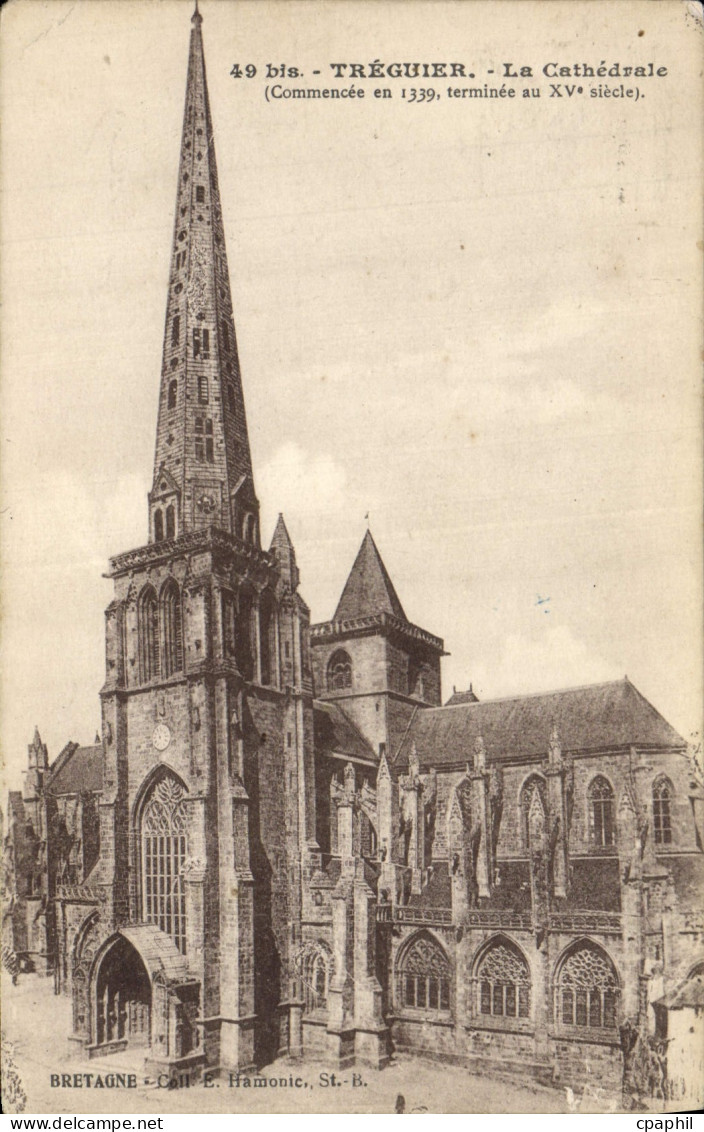 CPA Treguier La Cathedrale
