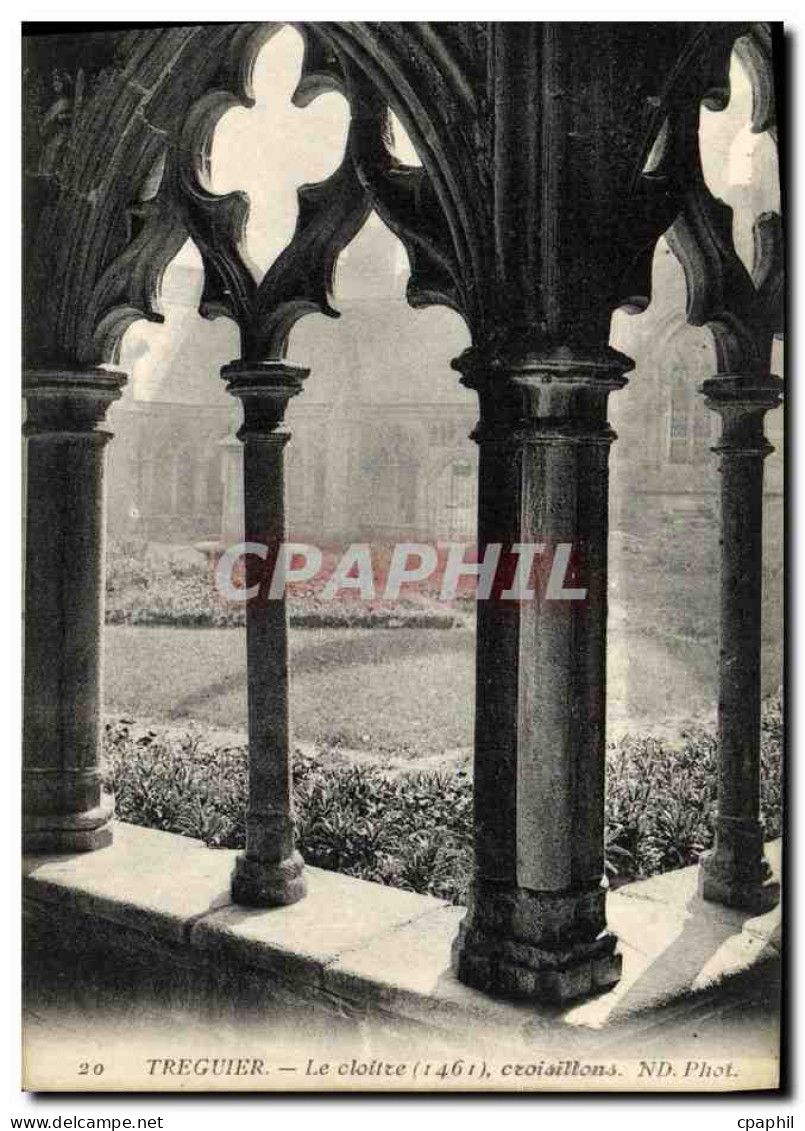 CPA Treguier Le Cloitre Croisillons